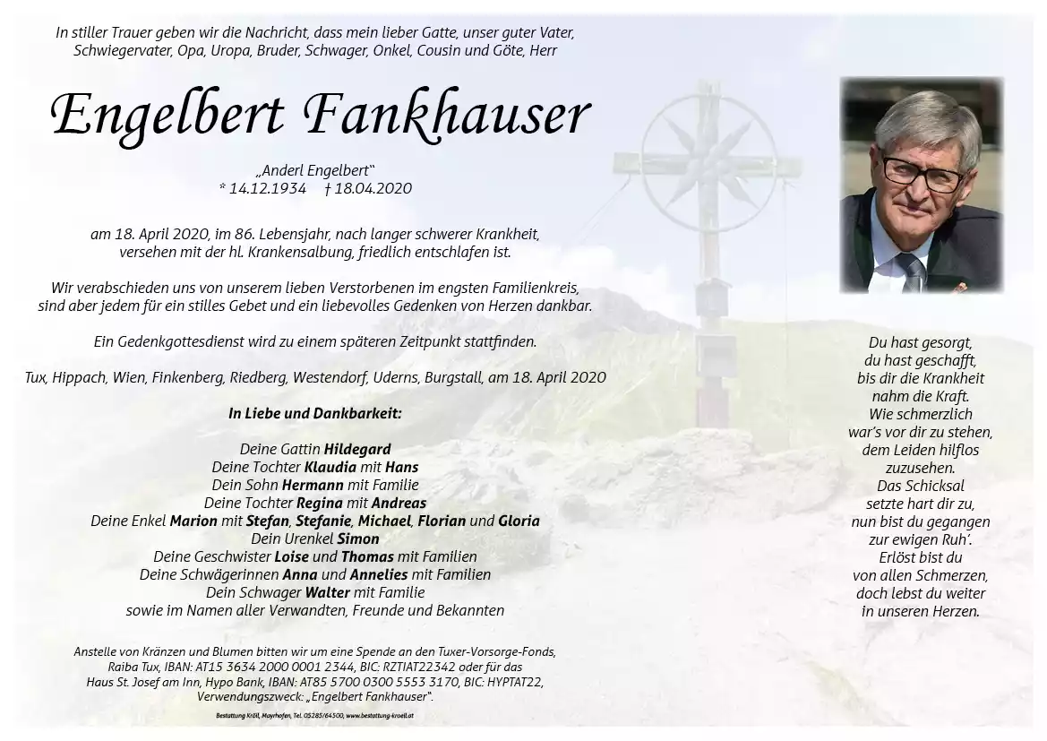 Parte von Engelbert Fankhauser